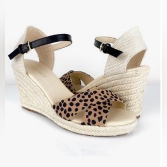 Nine West Leopard Print Sandals - Picture 3 of 7